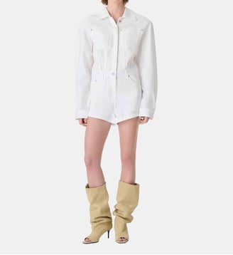 Combishort ample Anneso - Iro - Blanc