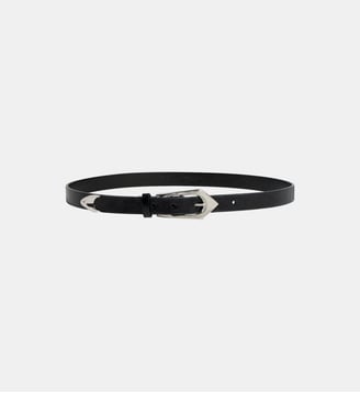Ceinture fine en cuir Cuff - Iro - Noir