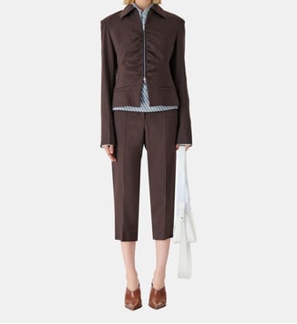 Veste droite Helvina - Iro - Marron foncé