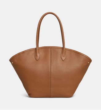 Sac cabas Judith en cuir grainé - Galeries Lafayette - Camel