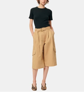 T-shirt Jahara slim en coton col rond - Sessùn - Gris