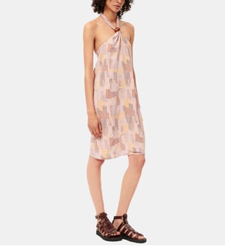 Robe Janeira fluide sans manches motif imprimé - Sessùn - Multicolore