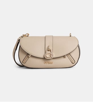 Sac à main Jessa grainé - Guess - Beige clair
