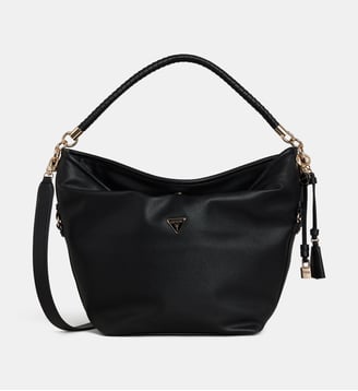 Sac hobo Danya cuir  - Guess - Noir