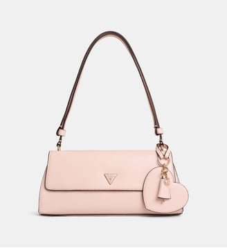 Sac à main long Isobel crossbody - Guess - Rose clair