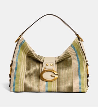 Sac à main Camden crossbody rayures - Guess - Vert