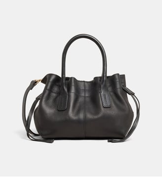 Mini sac cabas Cameron cuir - Galeries Lafayette - Noir