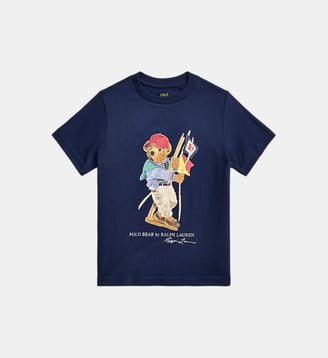T-shirt Polo Bear jersey de coton - Polo Ralph Lauren - Bleu