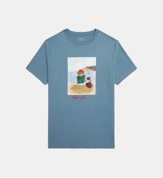 T-shirt Polo Bear jersey de coton - Polo Ralph Lauren - Bleu
