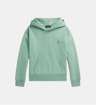 Sweat à capuche droit signature en coton mélangé - Polo Ralph Lauren - Vert