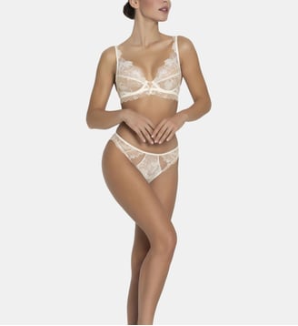 Soutien-gorge signature dentelle - Lise Charmel - Écru