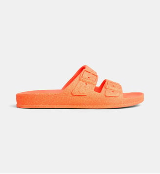 Mules Trancoso pailletées - Cacatoes - Orange fluo