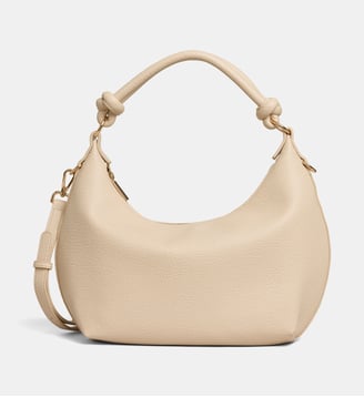 Sac Line souple effet grainé - Galeries Lafayette - Beige clair