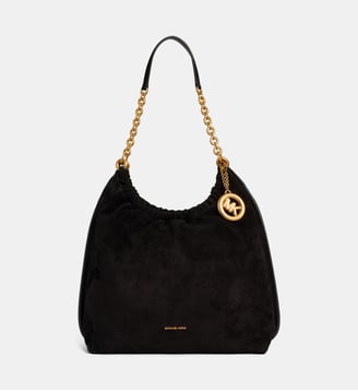 Sac à main Indie cuir suédé - Michael Kors - Noir