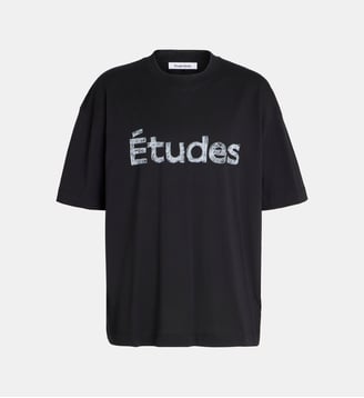 T-shirt Relax coton bio - Etudes Studios - Noir