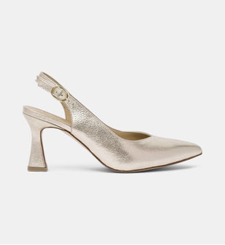 Escarpins sling back Daffie - Bocage - Or