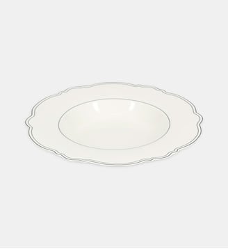 Ensemble de 2 assiettes - Ø23,5 cm - SP Collection - Blanc