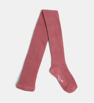 Collants Tilou maille côtelée - Cadet Rousselle - Rose