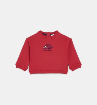 Sweat Tabolet Terry coton  - Cadet Rousselle - Rouge