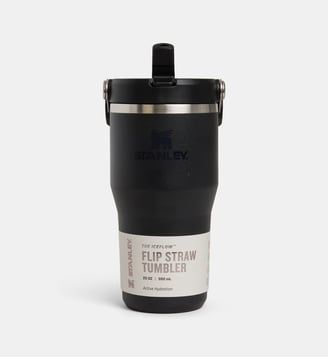 The IceFlow™ Flip Straw 2.0 590 ml - Stanley - Noir
