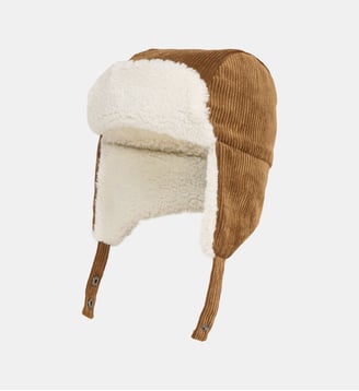 Chapka Tabriel velours milleraies - Cadet Rousselle - Marron