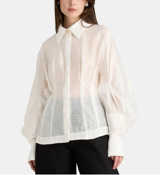 Chemise Murphie semi transparente - Aje - Ivory