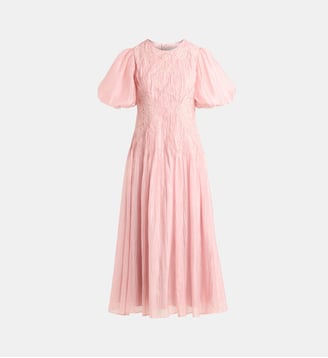 Robe mi longue Ophelia - Aje - Rose poudré