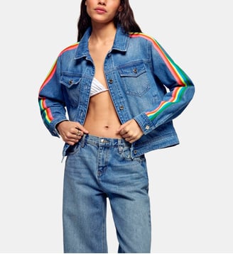 Veste Bandes Multicolores - From Future - Denim