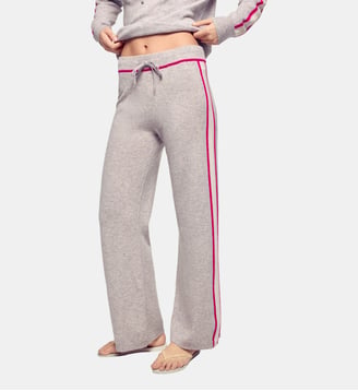 Jogging ample bandes contrastantes - From Future - Gris chiné