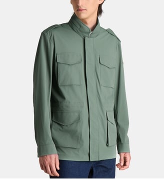 Veste saharienne capuche dans col - North Sails - Kaki