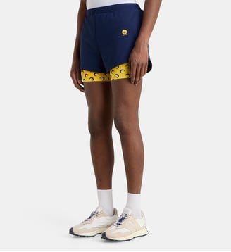 Short cycliste Athleisure - Marine Serre - Bleu nuit
