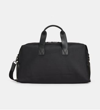 Sac de voyage Eliot nylon et cuir - Galeries Lafayette - Noir