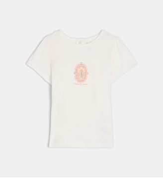 T-shirt Tanala en coton bio - Cadet Rousselle - Écru
