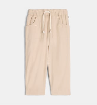Pantalon droit Tom en twill bio - Cadet Rousselle - Beige