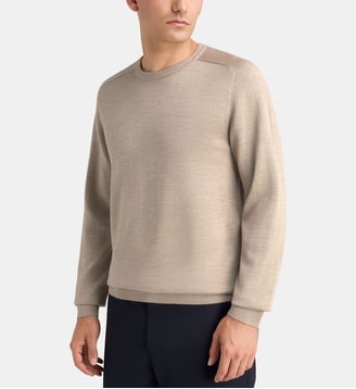 Pull droit Bacyl laine - Comptoir GL - Beige