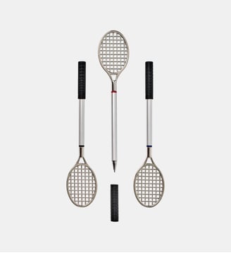 3 stylos à bille en forme de raquette de tennis - Paddywax - Métal