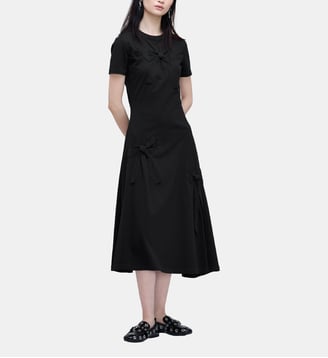 Robe droite mi-longue détail nœud  - Marc Jacobs - Noir