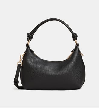 Sac à main Mini Line grainé - Galeries Lafayette - Noir