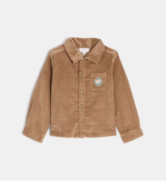 Surchemise Tiago en velours milleraies - Cadet Rousselle - Marron