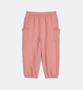 Jogging Tasport coupe cargo molletonné - Cadet Rousselle - Rose