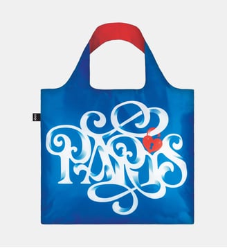 Tote bag Paris - Loqi - Bleu