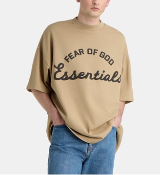 T-shirt oversize Training 90's en coton - Fear Of God - Beige