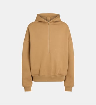 Hoodie droit zippé Property Lounge coton - Fear Of God - Dune