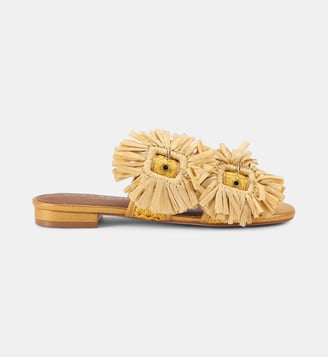 Mules plates détails graphiques - Kurt Geiger London - Jaune