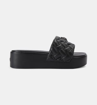 Mules plateforme Meena Eagle - Kurt Geiger London - Noir