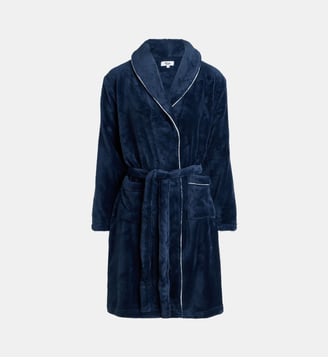 Robe de chambre peignoir Danil 1 éponge douce  - Galeries Lafayette - Bleu marine
