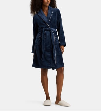 Robe de chambre peignoir Danil 1 éponge douce - Galeries Lafayette - Bleu marine