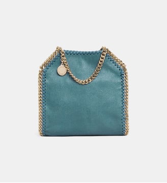 Mini Sac à main Falabella Tiny Shaggy Deer - Stella McCartney - Bleu denim