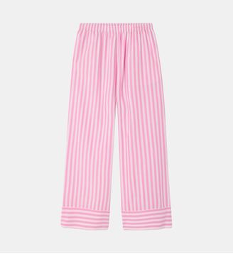 Pantalon droit à rayures - American Vintage - Rose