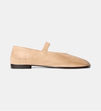 Ballerine Glove en cuir - Lemaire - Beige